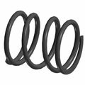 Black heavy duty coil spring with thick wire construction, designed for Polaris Ranger offroad vehicles.
