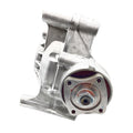 Silver metal rear drive assembly with mounting brackets and central hex bolt for Polaris ATV.