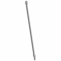 Metallic drive shaft with universal joints on both ends, designed for Polaris Ranger UTV models.