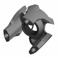 Black plastic Polaris Helix P190X 40-56P/70Ba Mu component with a circular center and extended arms.