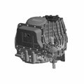 Gray metal CVT steel belt transmission unit with complex ribbed housing and mounting points.
