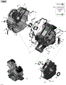 CRANKCASE - 1000 EFI - 2016 CAN AM OUTLANDER PRO