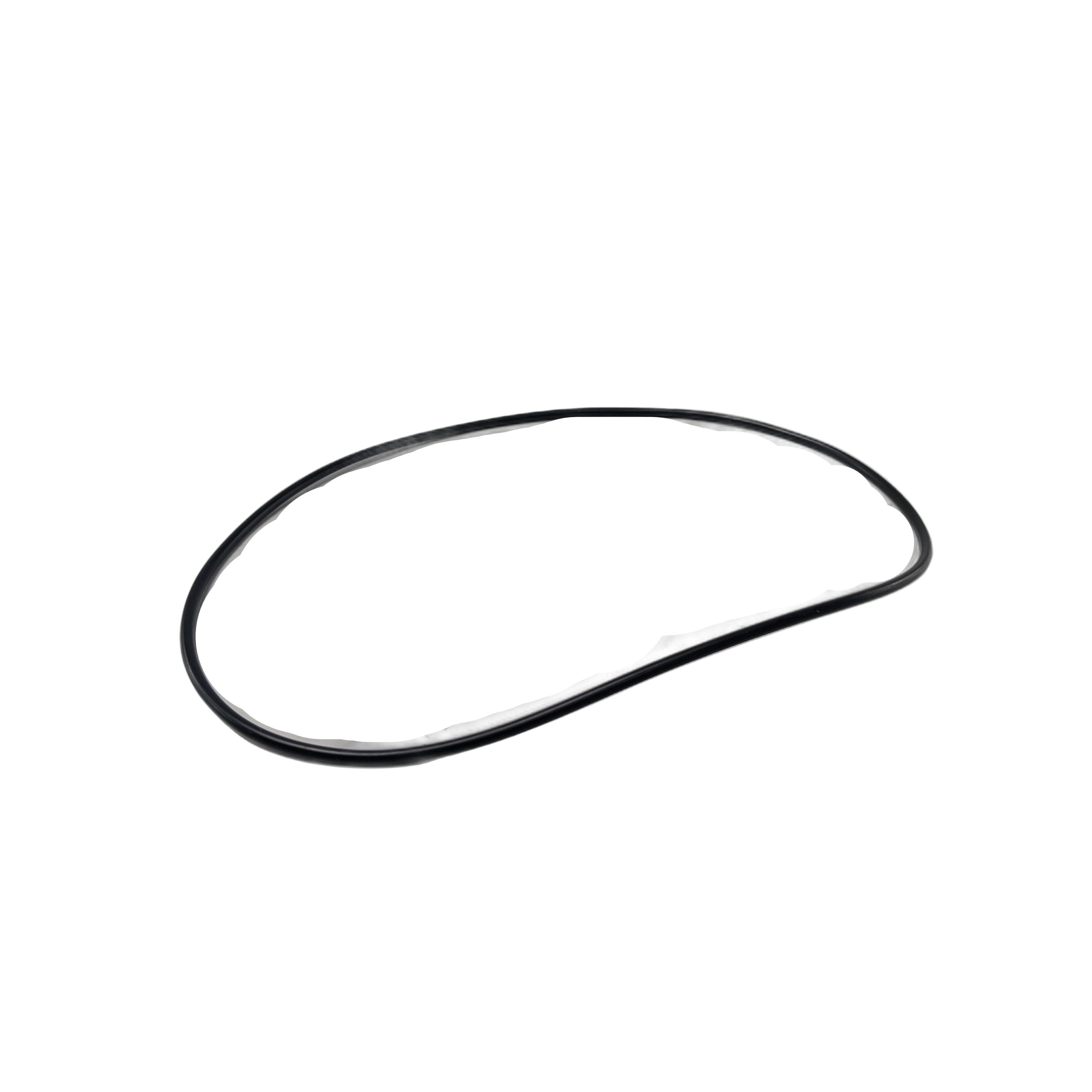 Black rubber O-ring seal with a slightly oval shape for Arctic Cat vehicles.