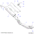 ENGINE: EXHAUST - 2020 POLARIS SCRAMBLER 850 48"