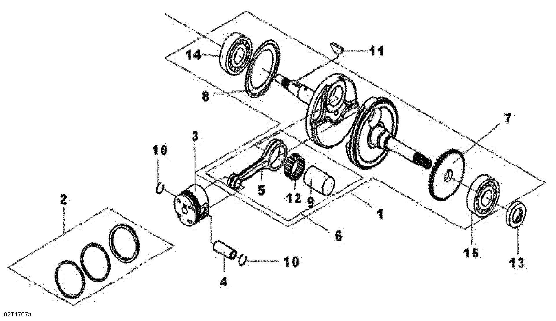 An Image of a Genuine Can-Am Parts Schematic Diagram showing the schematic - BALANCE SHAFT