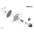 TRANSMISSION DRIVEN PULLEY - X MR - 2017 CAN AM MAVERICK