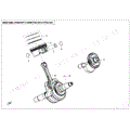 CRANKSHAFT & CONNECTING ROD & PISTON ASSY - 2024 CFMOTO CFORCE 600 TOURING