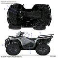 BODY: DECALS GRAPHIC - 2025 POLARIS SPORTSMAN 570 EPS EBS RC LE
