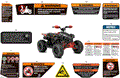 BODY - WARNING DECALS - 2024 CAN AM RENEGADE 1000R EFI X MR - HYPER SILVER