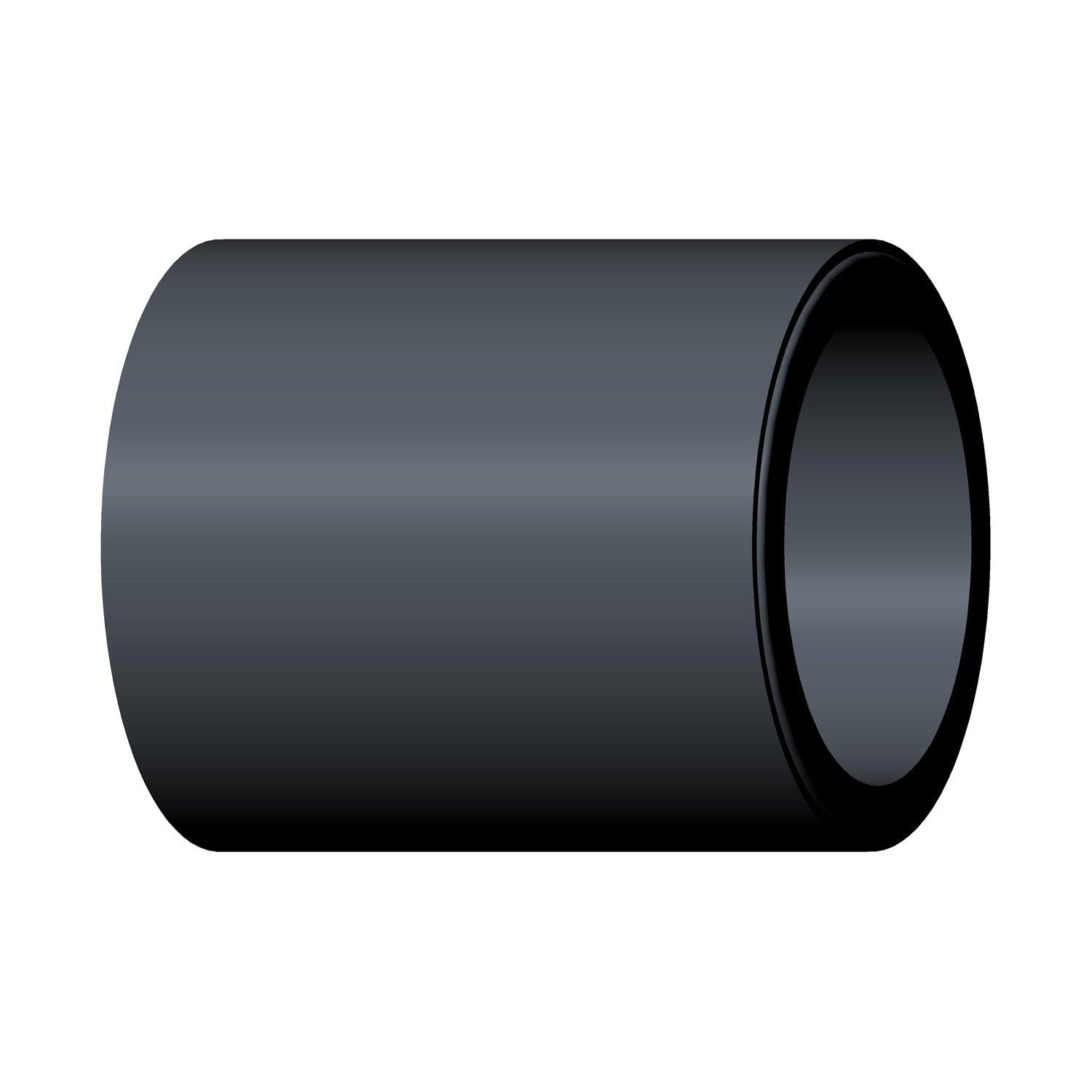 Smooth black cylindrical clutch component with hollow center for Polaris ATV models.