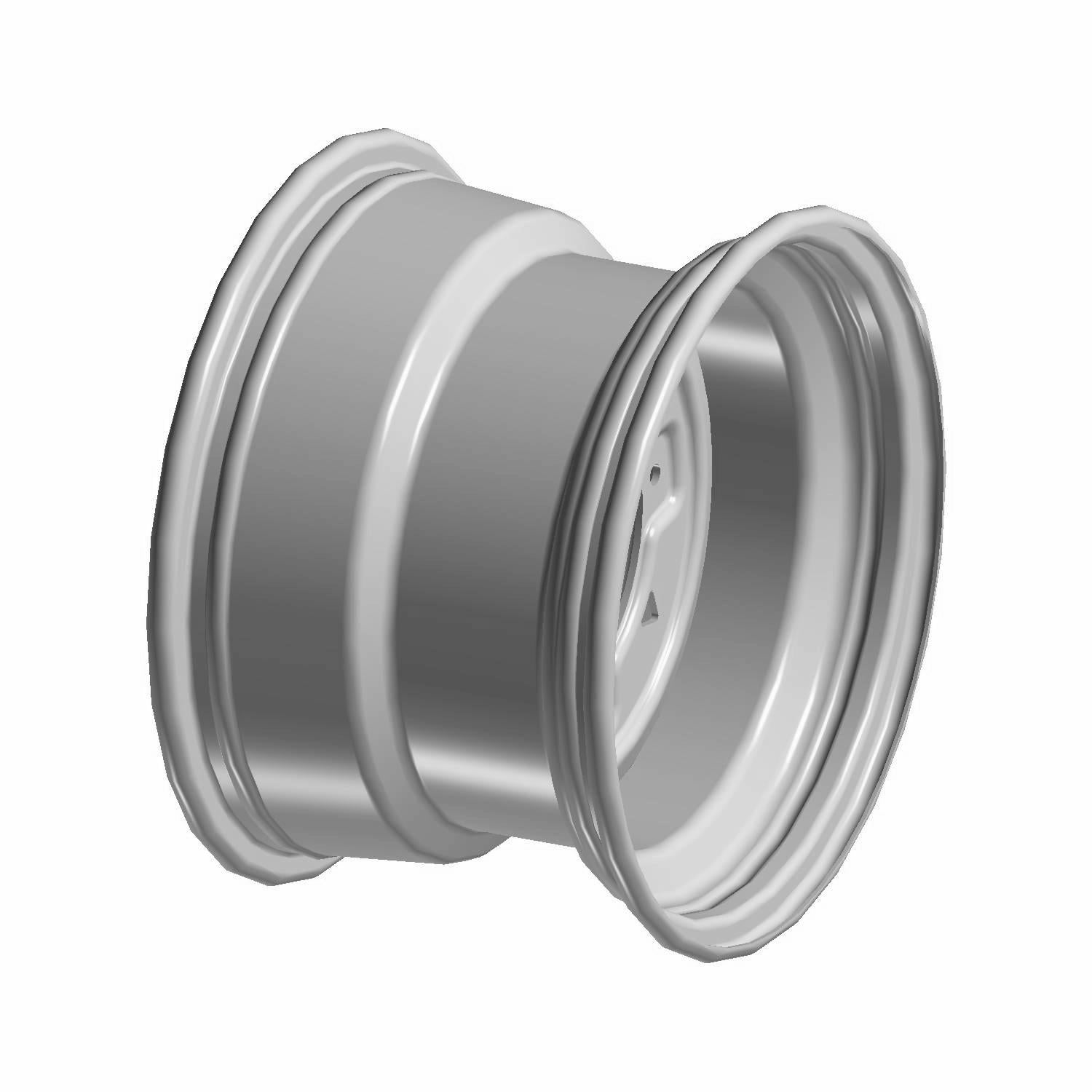 Rear Rim 12 x 8 10Ga Black by Polaris