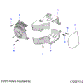 ENGINE: FAN COVER AND SHROUD - 2021 POLARIS OUTLAW 70
