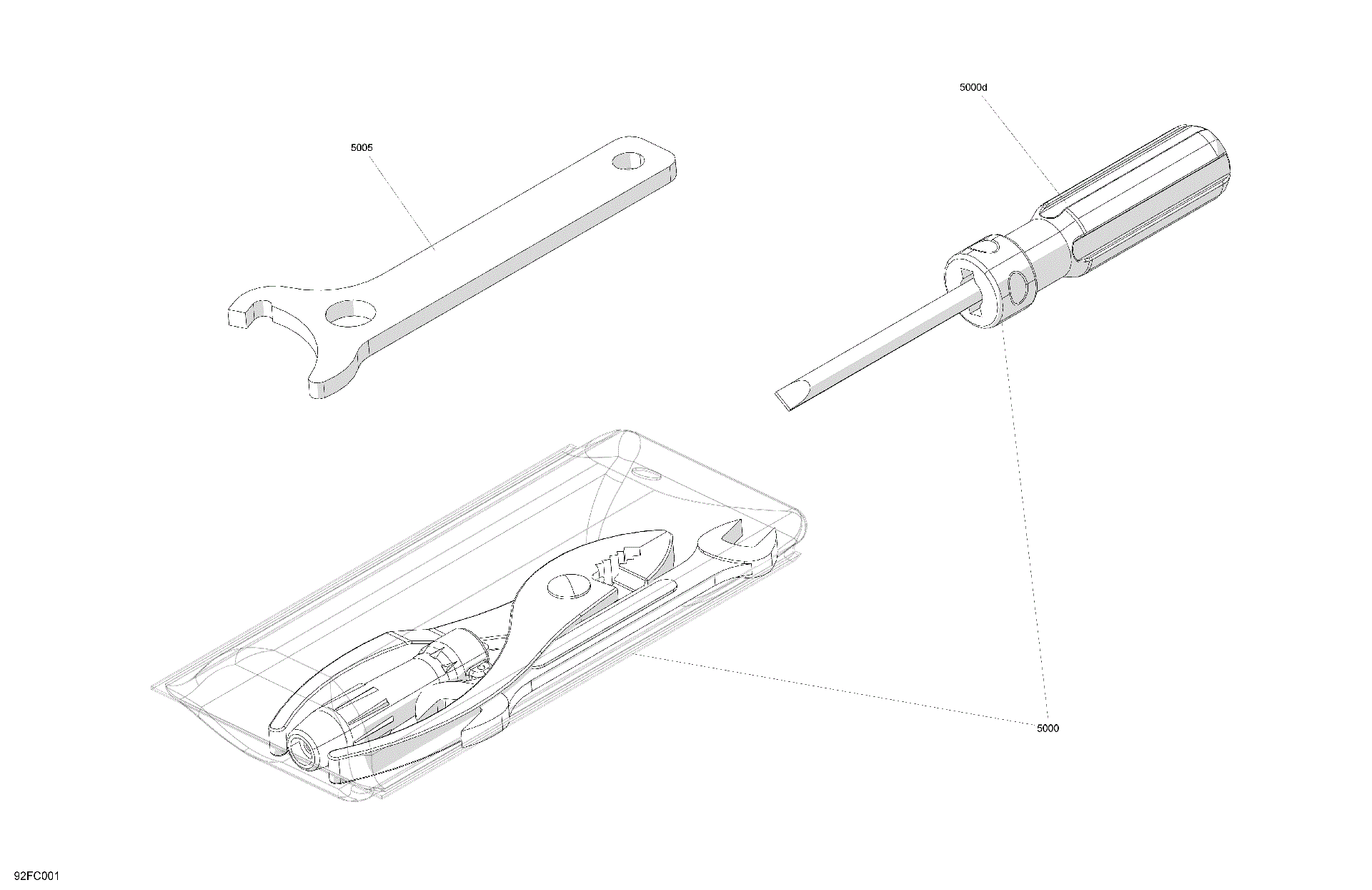 An Image of a Genuine Can-Am Parts Schematic Diagram showing the schematic - MISCELLANEOUS - ACCESSORIES