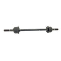 Black metal stabilizer bar linkage with rubber bushings and threaded ends for Polaris Ranger models.