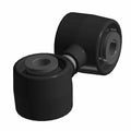 Black cylindrical stabilizer bar linkage with metal bushings on each end.