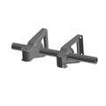 Matte black metal stabilizer support bar with mounting brackets and cylindrical crossbar.