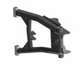 Black metal rear lower left A-arm suspension component with mounting points for Polaris UTV.