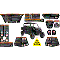BODY - WARNING DECALS - 2024 CAN AM COMMANDER MAX 700 EFI XT - FIERY RED METALLIC - 60" WIDTH