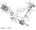 CRANKSHAFT PISTON AND CYLINDER - HD8 - 2018 CAN AM DEFENDER MAX HD8