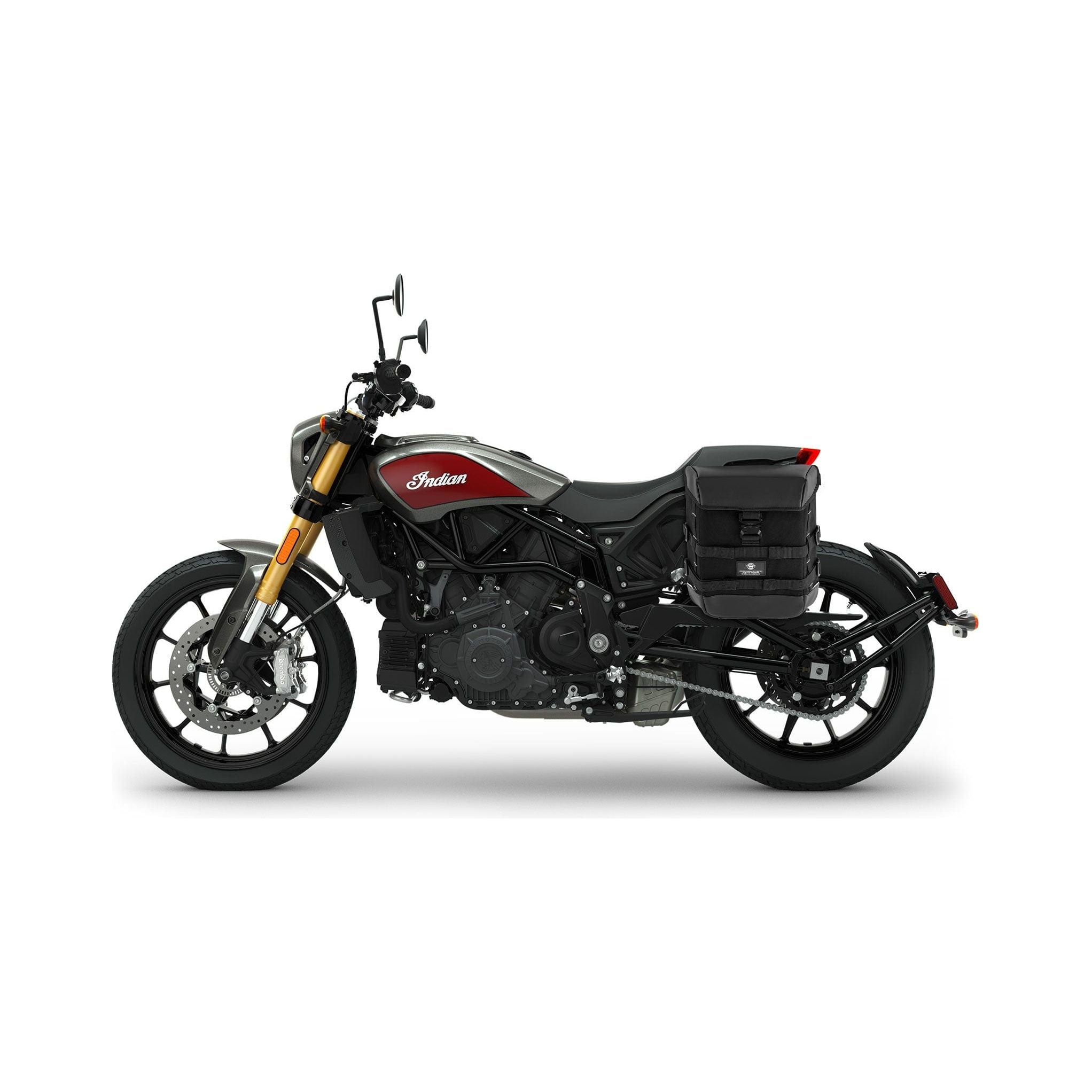 15L - Incognito Quick-Mount Medium Indian FTR 1200 Solo Saddlebag (Left Only) by Viking Bags 31276 Saddlebag