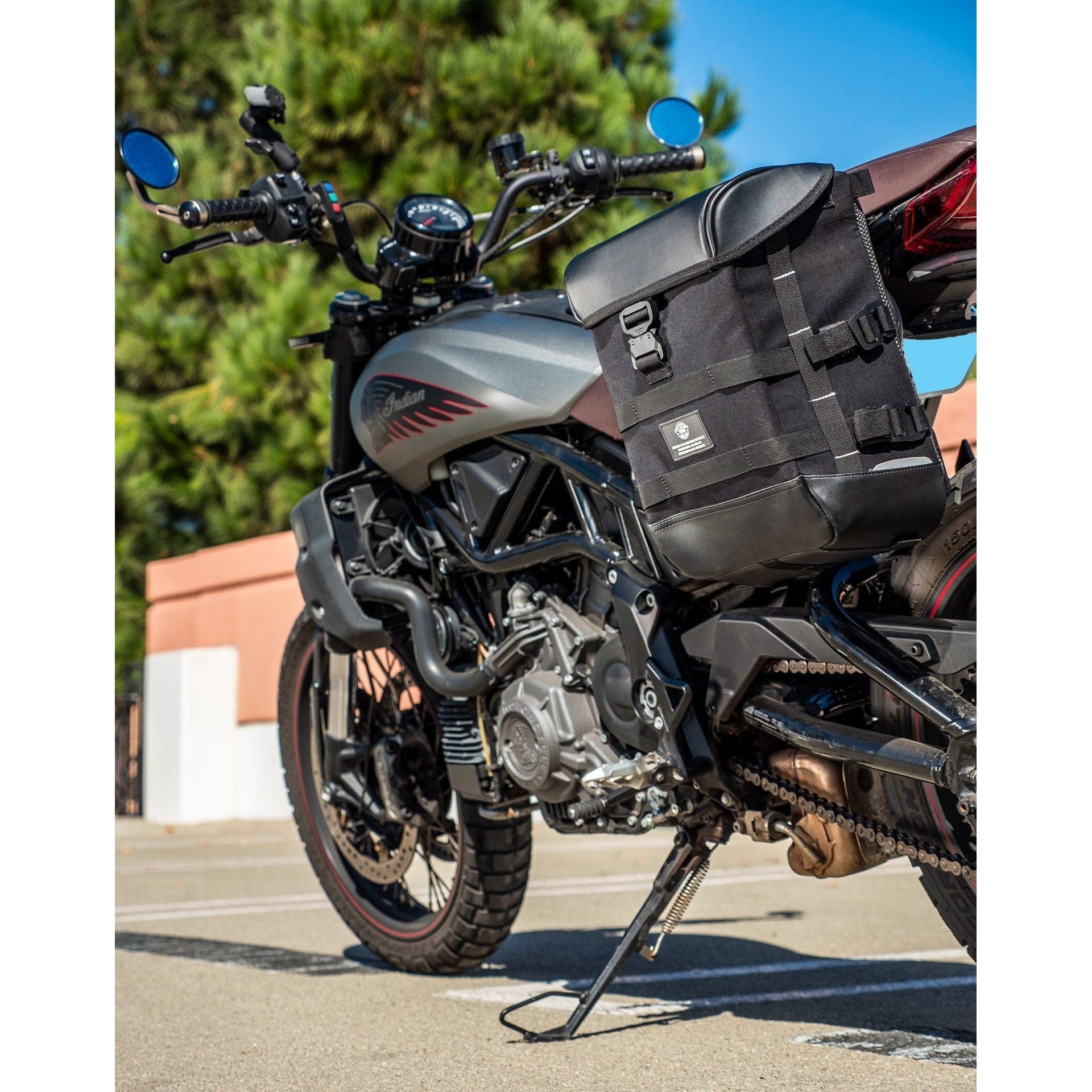 15L - Incognito Quick-Mount Medium Indian FTR 1200 Solo Saddlebag (Left Only) by Viking Bags 31276 Saddlebag