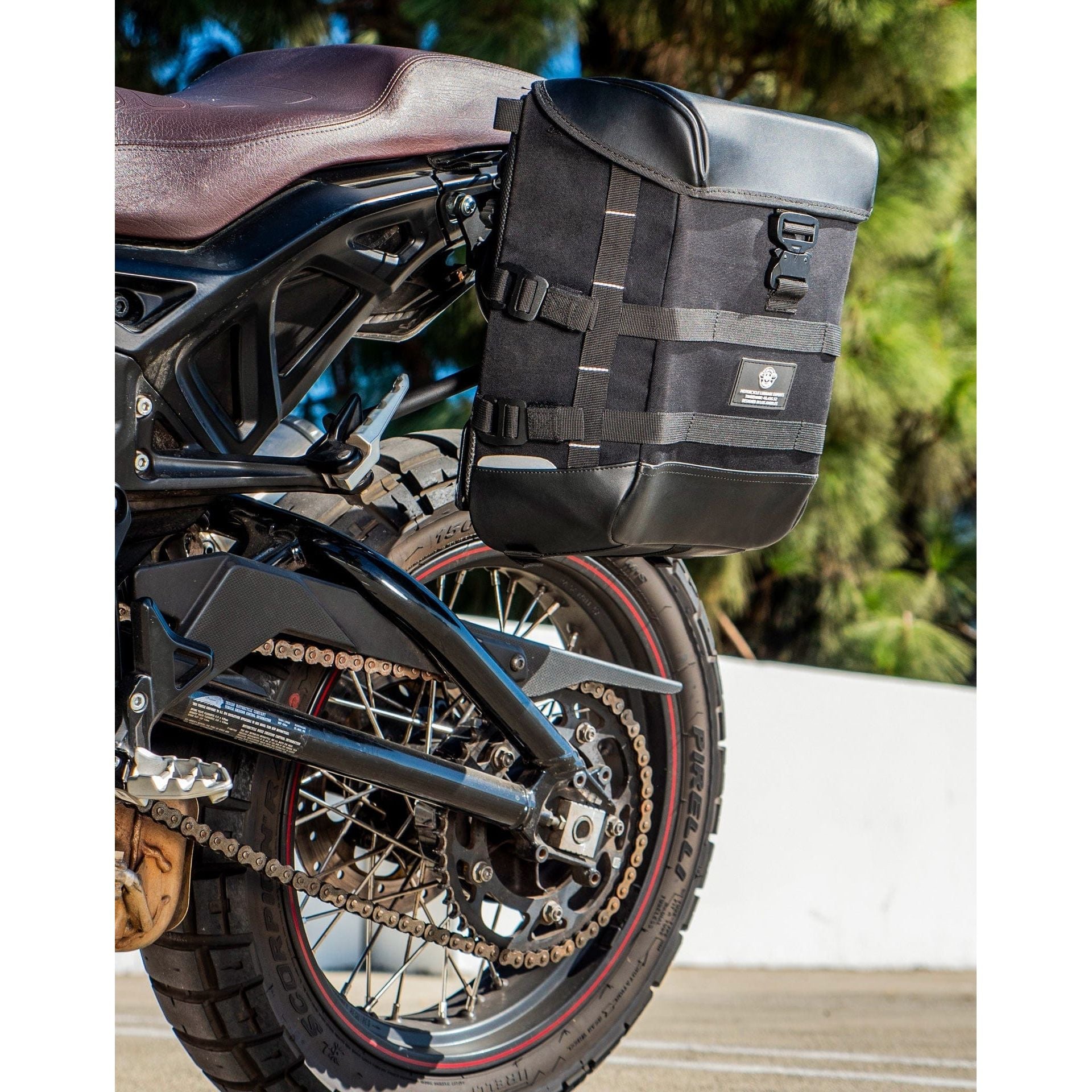 15L - Incognito Quick-Mount Medium Indian FTR 1200 Solo Saddlebag (Left Only) by Viking Bags 31276 Saddlebag
