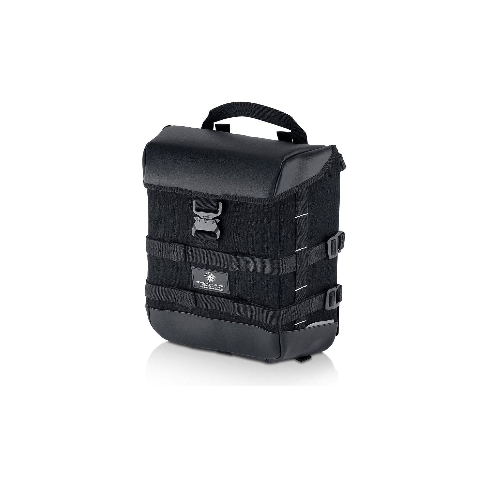 15L - Incognito Quick Mount Medium Indian Scout Sixty Solo Motorcycle Saddlebag (Left Only) by Viking Bags 31015 Saddlebag