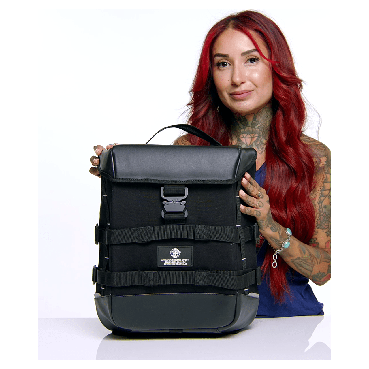 15L - Incognito Quick-Mount Medium Indian Sport Chief (2023+) Solo Saddlebag (Right Only) by Viking Bags 31288 Saddlebag