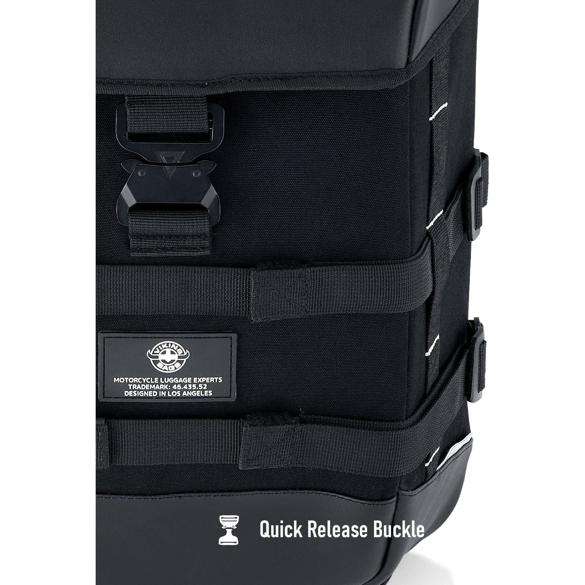 15L - Incognito Quick-Mount Medium Indian Sport Chief (2023+) Solo Saddlebag (Right Only) by Viking Bags 31288 Saddlebag