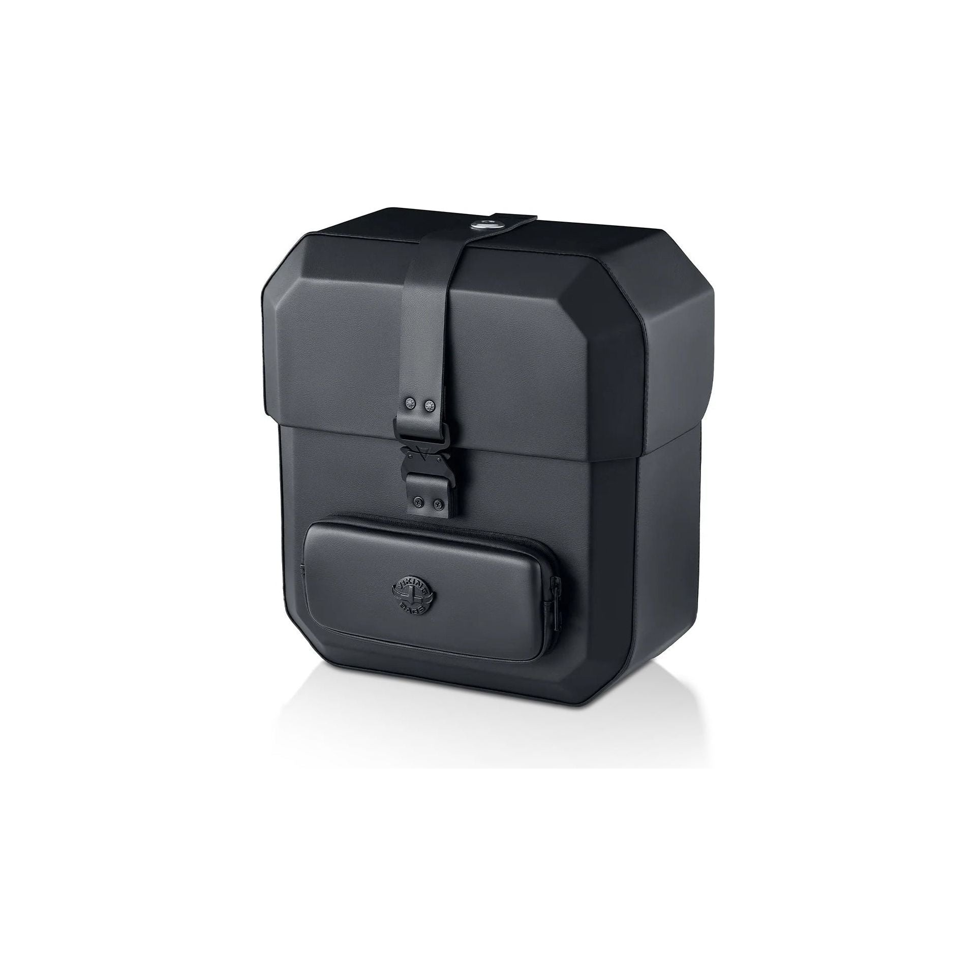 15L - Outlaw Quick-Mount Medium Indian FTR 1200 Hard Solo Saddlebag (Left Only) by Viking Bags 31278 Saddlebag