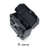 15L - Outlaw Quick-Mount Medium Indian FTR 1200 Hard Solo Saddlebag (Left Only) by Viking Bags 31278 Saddlebag
