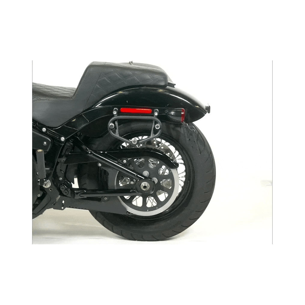 15L - Outlaw Quick-Mount Medium Indian Super Chief (2022+) Hard Solo Saddlebag (Left Only) by Viking Bags 31199 Saddlebag