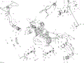 ENGINE AND ENGINE SUPPORT _08T1501 - 2015 CAN AM OUTLANDER L 450 EFI