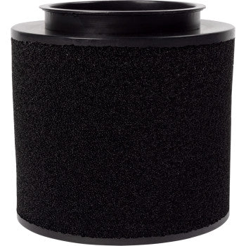 The All Balls Honda Replacement Air Filter is a cylindrical black filter with a textured surface and smooth top and bottom edges, designed as an OEM replacement, shown on a white background.