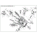 CYL HEAD NO.1 ASSY (STARTER END) - 2015 CFMOTO UFORCE 800