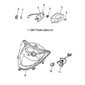 ELECTRICAL: HEADLIGHT and TAILLIGHT - 2025 POLARIS PHOENIX 200