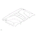 BODY - ROOF - 2023 CAN AM MAVERICK TURBO RR X DS