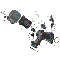 ROTAX - AIR INTAKE MANIFOLD AND THROTTLE BODY - 2025 CAN AM DEFENDER HD10 DPS - STEALTH BLACK - 64" WIDTH