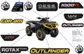 BODY - FEATURE DECALS - 2024 CAN AM OUTLANDER 1000R EFI 4X4 XT P - HYPER SILVER