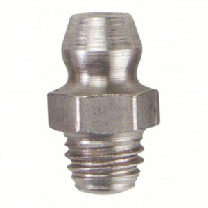 Close-up of the Zerk Grease Fitting by Polaris, showing its rounded top and threaded base, as used in OEM Victory Polaris parts and Victory motorcycle lubrication systems. Background is plain white.