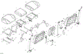 BODY - SEAT - FRONT SECTION - 2025 CAN AM DEFENDER MAX HD10 X MR - HYPER SILVER - 67" WIDTH