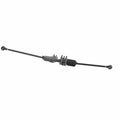 Black metal Polaris steering gear box mud with central housing and rod ends for offroad UTVs.