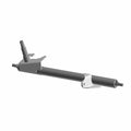 Black metal steering spindle with mounting points and a cylindrical shaft for Polaris ATV models.