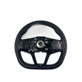 The Wheel-Steering,13 by Polaris is shown without its center cover and controls, displaying internal mounting points—perfect for those needing OEM Polaris parts or replacements for their UTV vehicle.