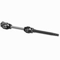 Two-tone metal upper steering shaft with universal joints for Polaris Ranger vehicles.