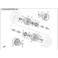 FRONT WHEEL ASSY - 2016 CFMOTO CFORCE 500 HO