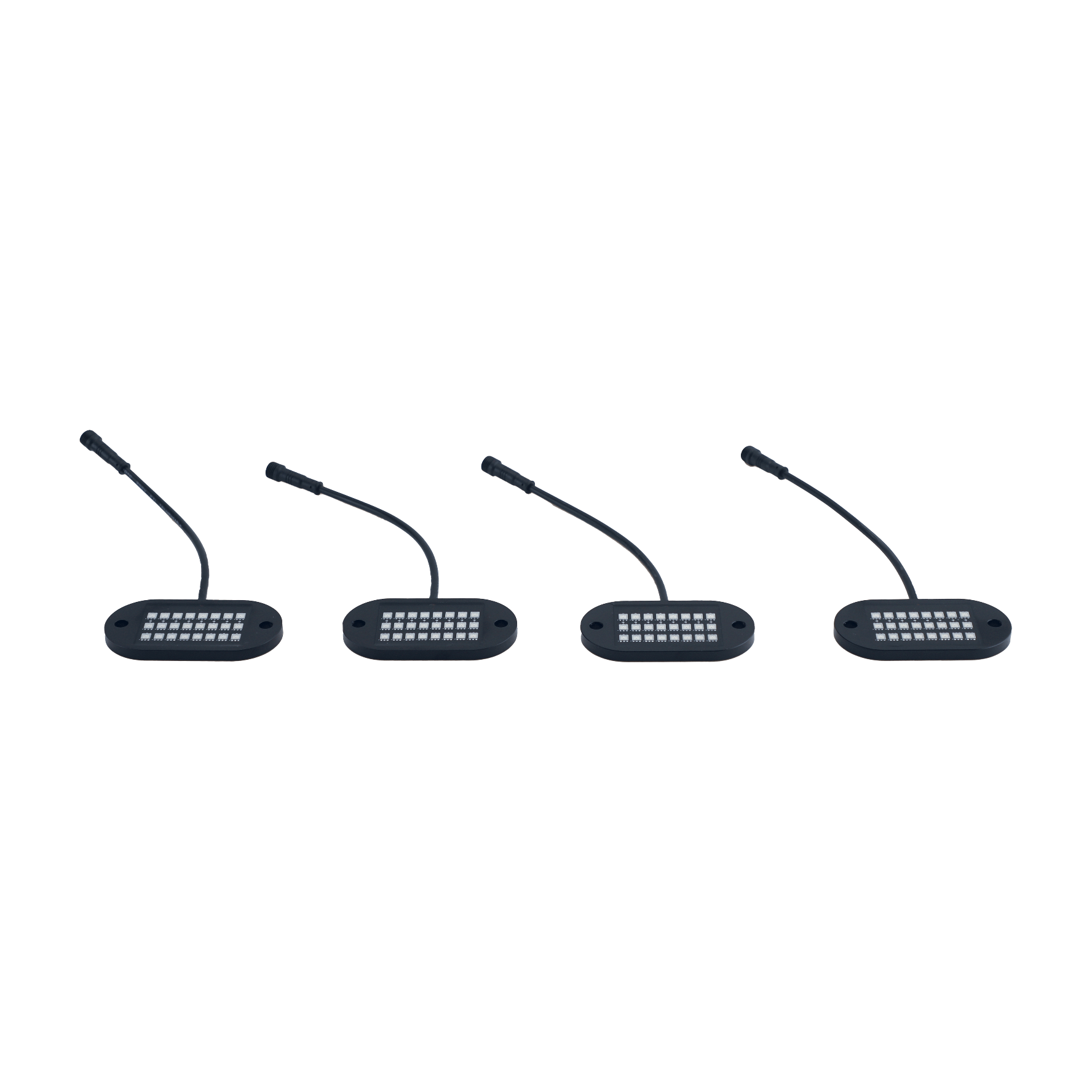 187 Style Rock Lights 2.0 w/ Control Harness by 5150 Whips WH-2201 Rock Lights WH-2201 Trinity Racing 4 Pod