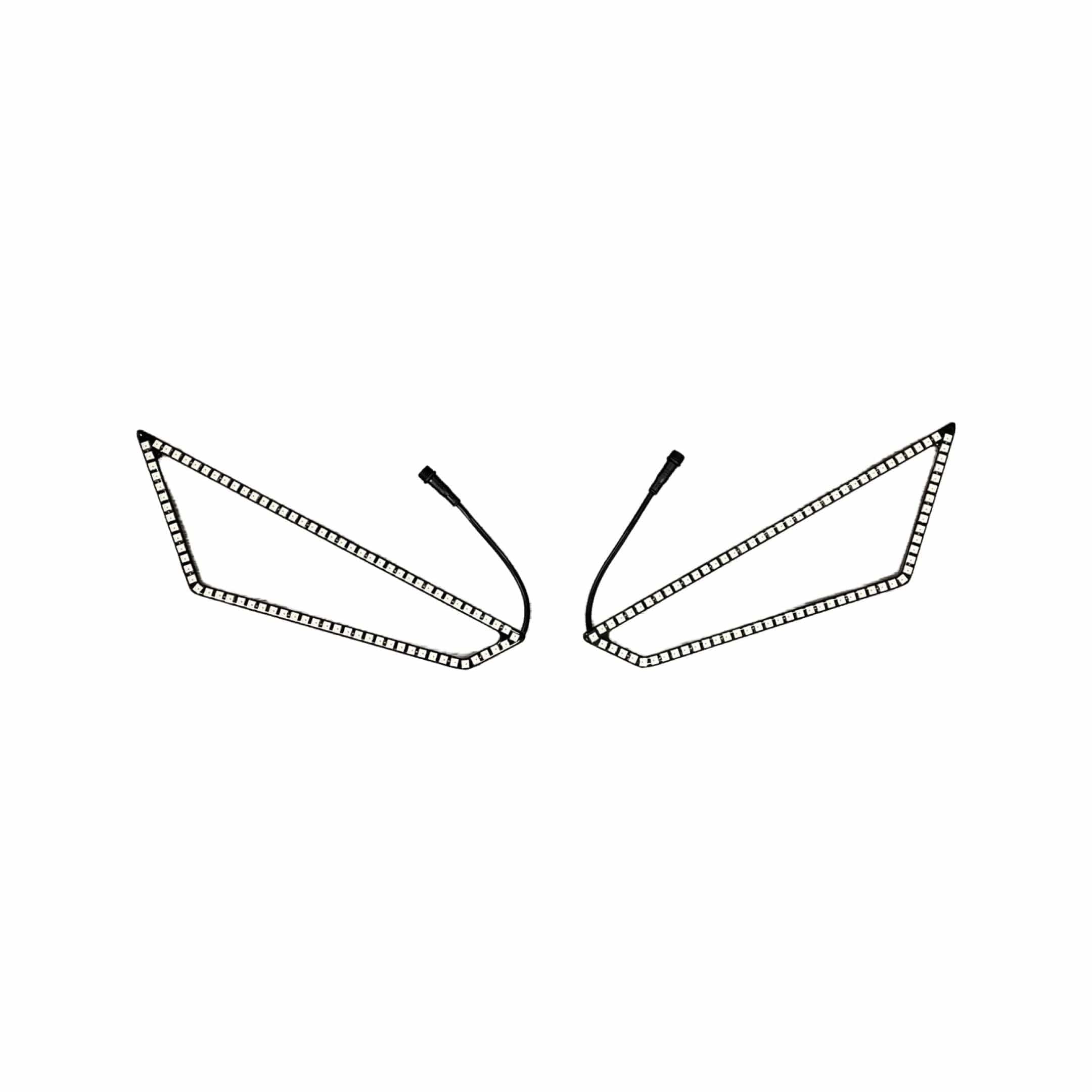 187 Style RZR Pro XP / Pro R / Turbo R Halos w/ Control Harness by 5150 Whips WH-2009 Accent Lights WH-2009 Trinity Racing
