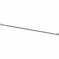 Black flexible brake line with metal fittings on both ends for off-road vehicle use.