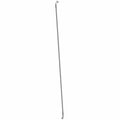 Straight thin metal front brake line with looped ends for Polaris vehicles.